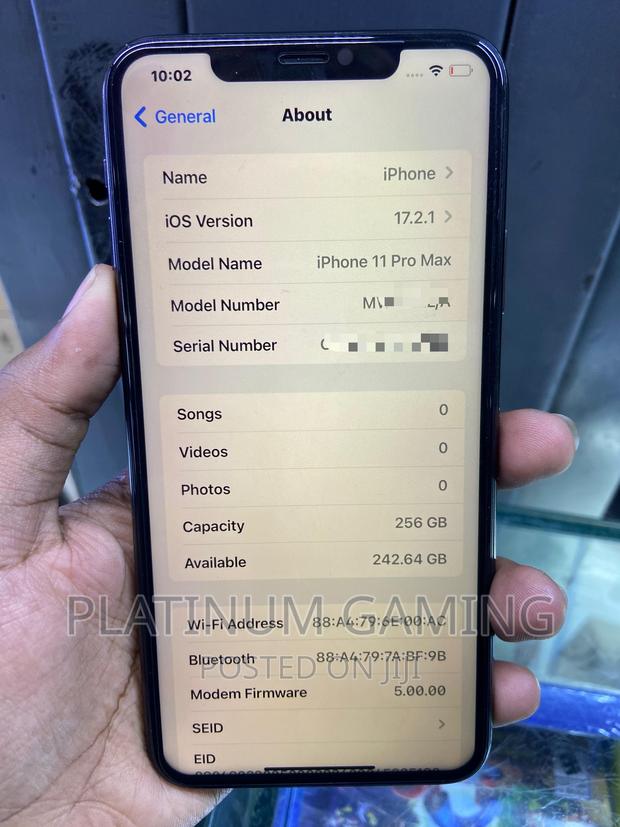 Apple iPhone 11 Pro Max 256 GB Black - thumbnail 3