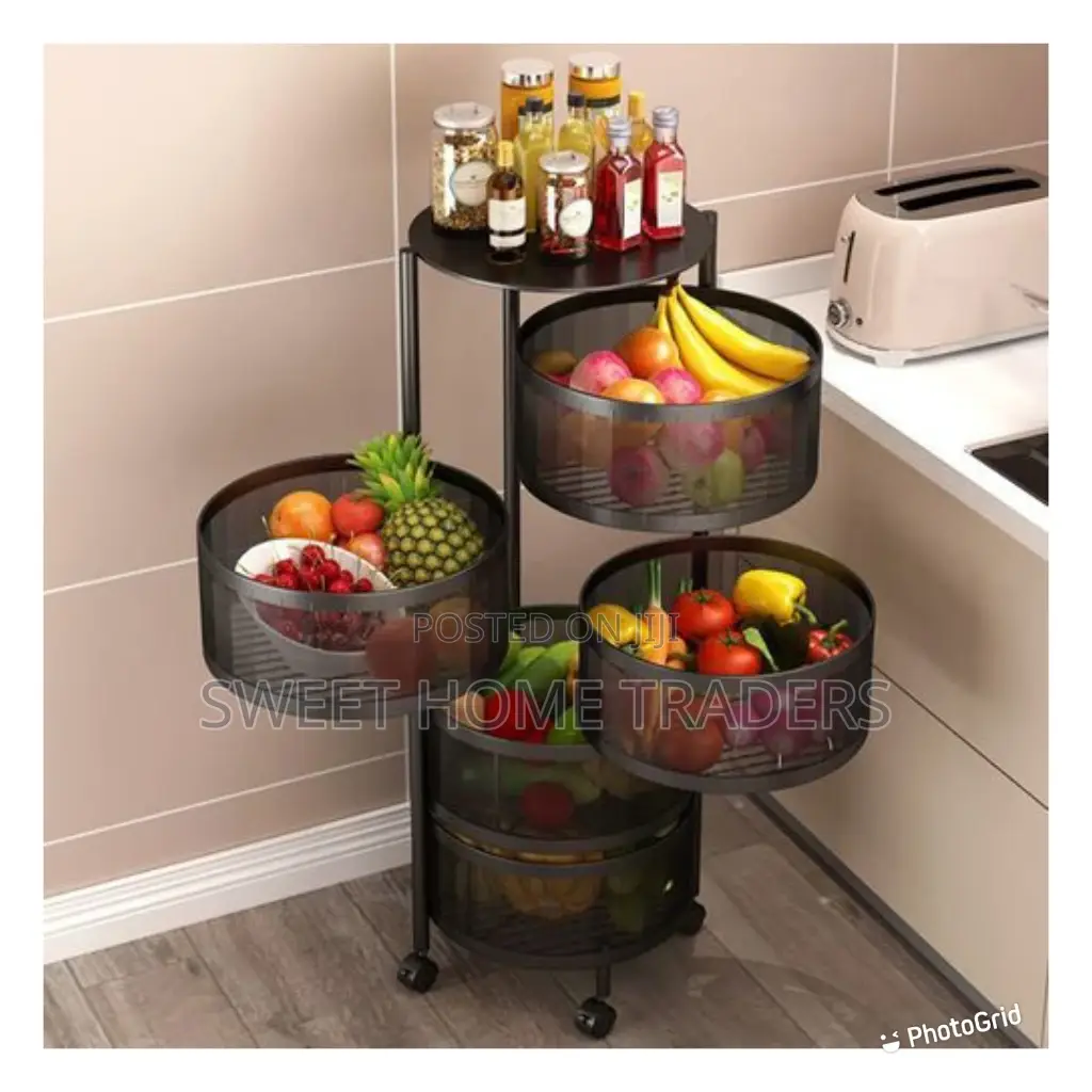 *5 Tier Rotating Multi Purpose Rack