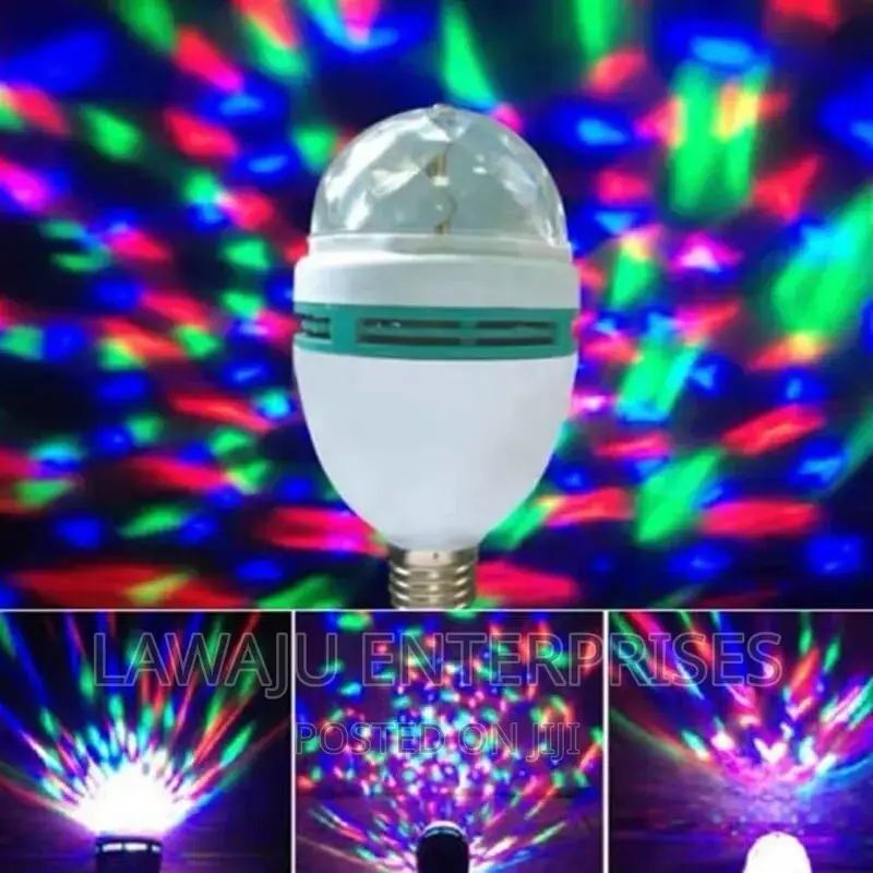 LED Rotating Disco Bulb