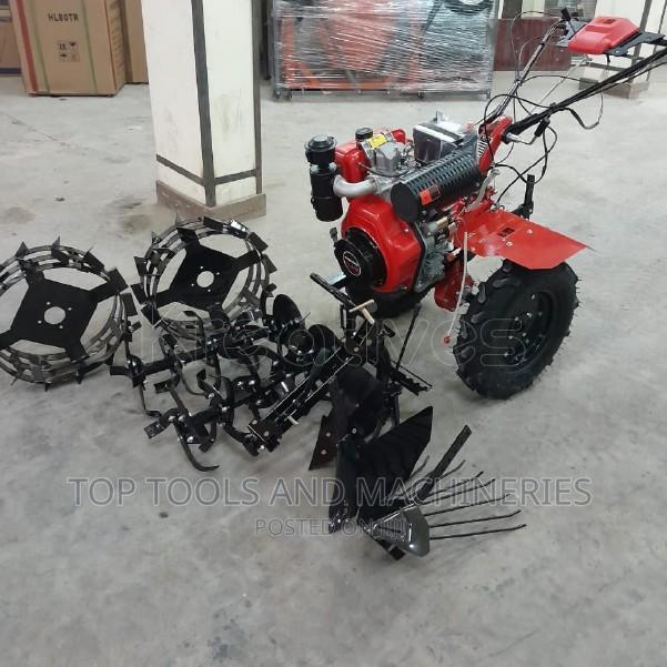 10HP HL Walking Tractor With Accessories - main view
