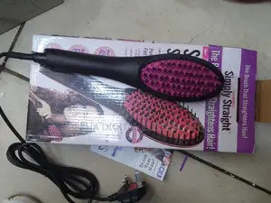 Hair Brush Straightener