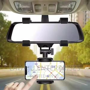 Car Phone Holder Auto Mount Rear View Mirror - thumbnail 2