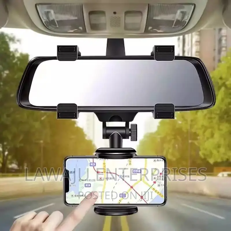 Car Phone Holder Auto Mount Rear View Mirror