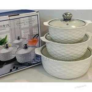 3in1 Ceramic Soup Pots