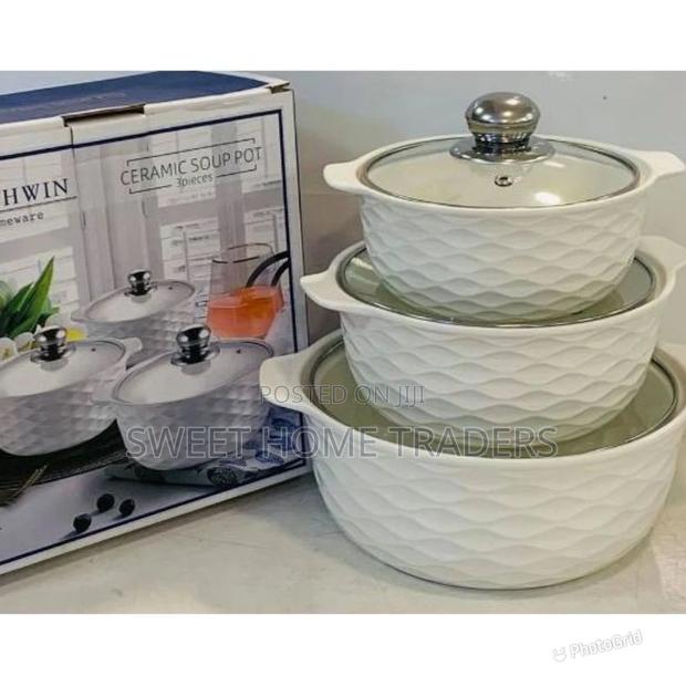 3in1 Ceramic Soup Pots