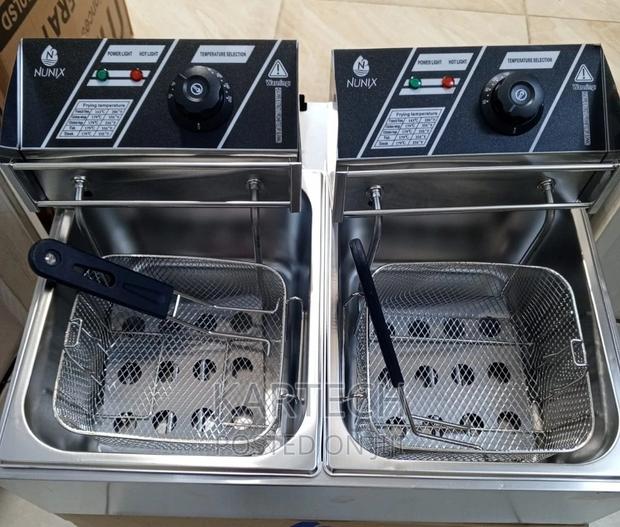 Nunix 6 L.+ 6 LTRS Double Deep Fryer
