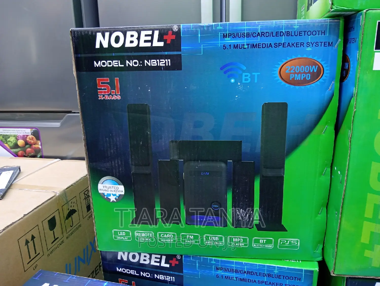 Nobel 5.1 Multimedia Sound System-Black