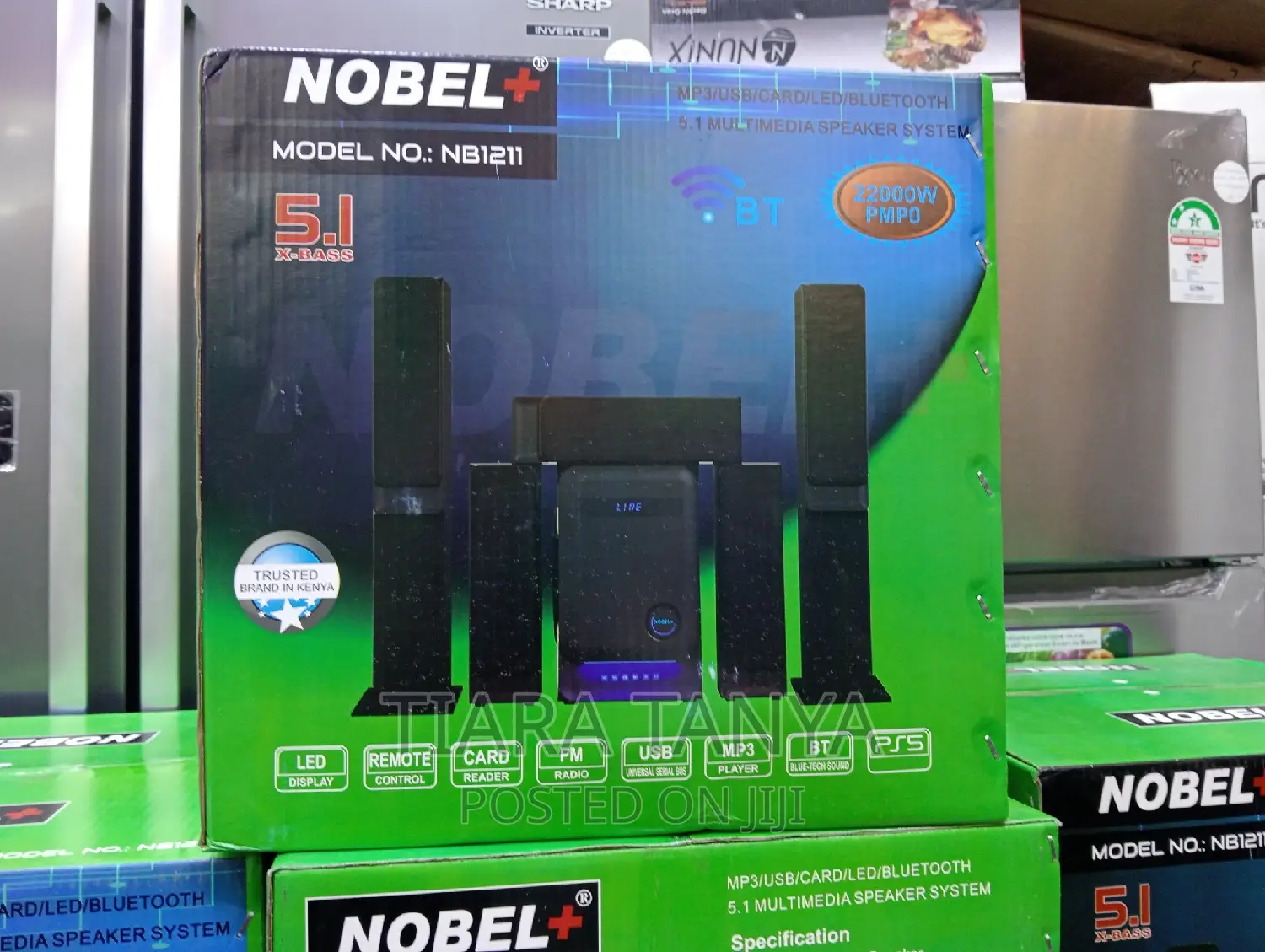 Nobel 5.1 Home Theater Bluetooth Speaker 22000W Pmpo
