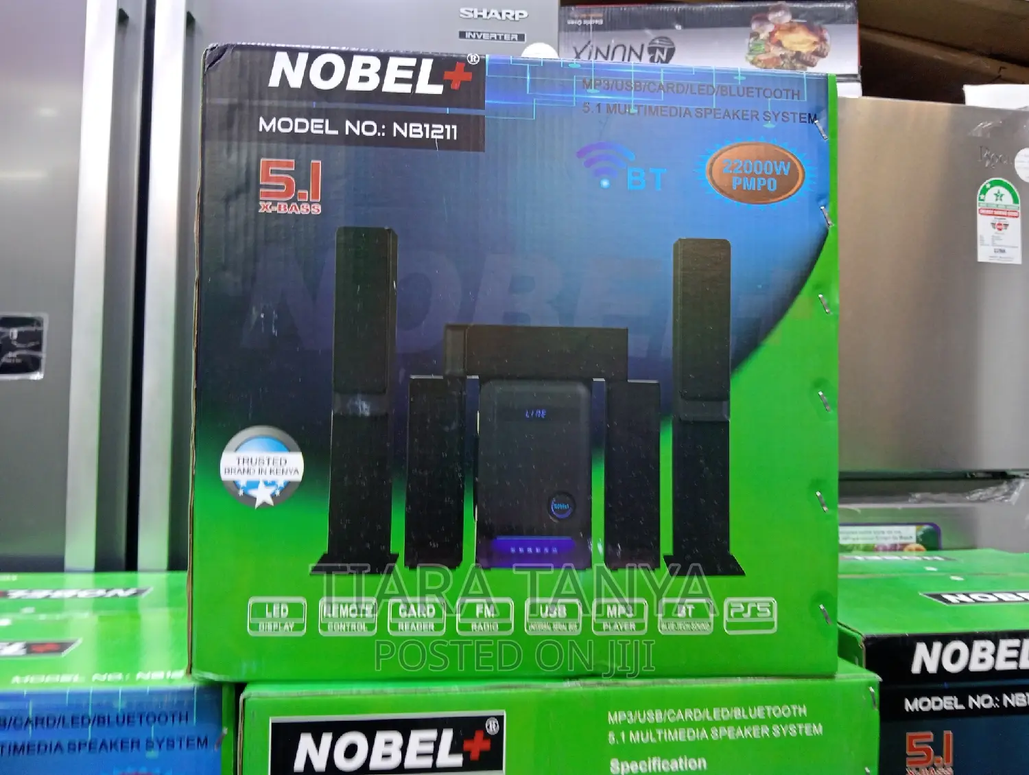 Nobel 5.1 Home Theater Bluetooth Speaker 22000W Pmpo