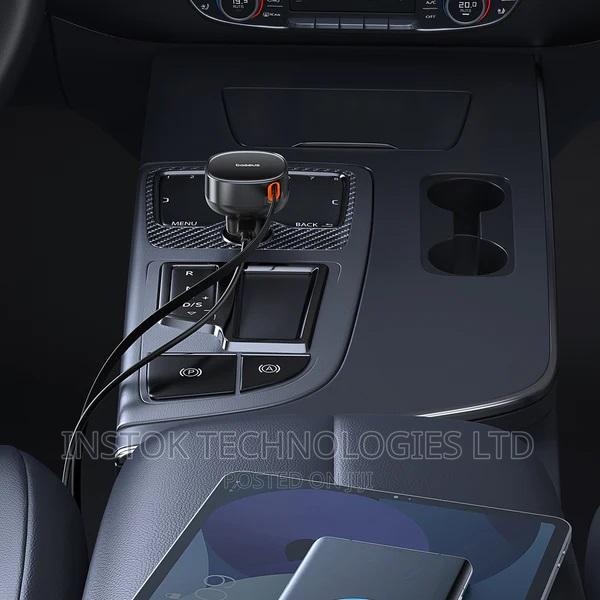 Baseus Enjoyment Pro Retractable USB-C Car Charger 30W - thumbnail 2