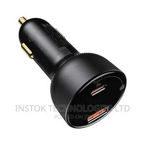 Baseus Digital Display PPS Dual Quick Car Charger - 100W