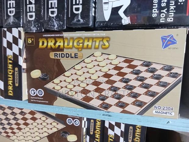 Draught Riddle, Draughs Checkers Game - main view