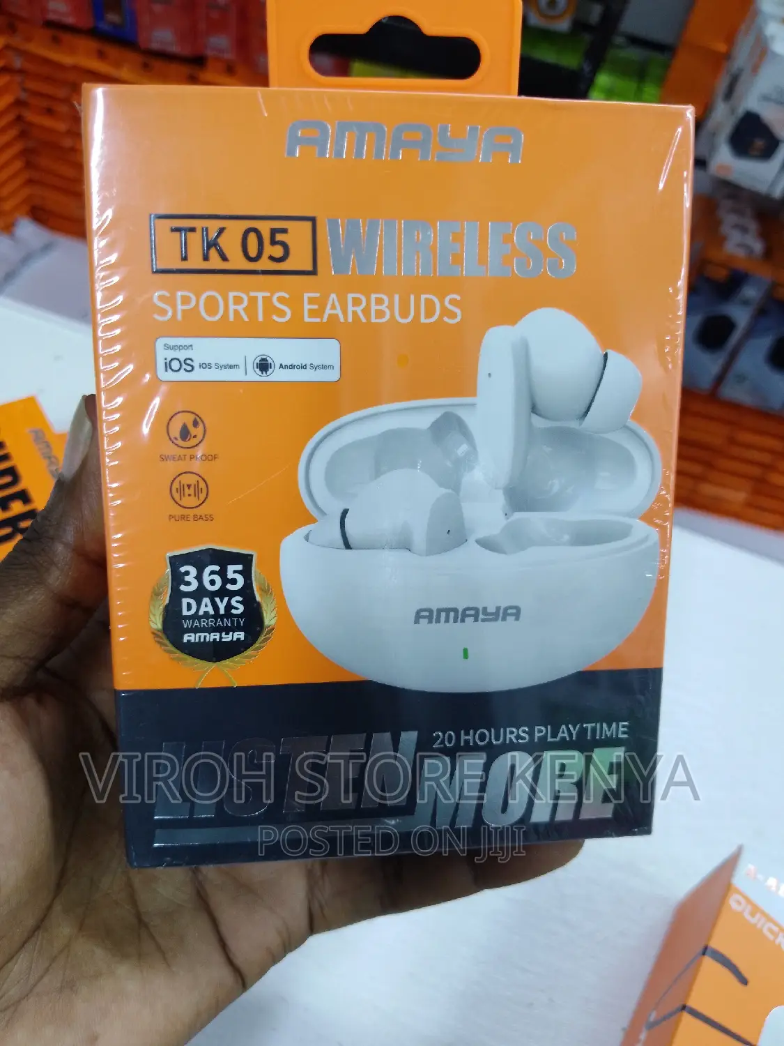 Amaya TK05 True Wireless Earbuds BT Airpods 20hrs Play Time