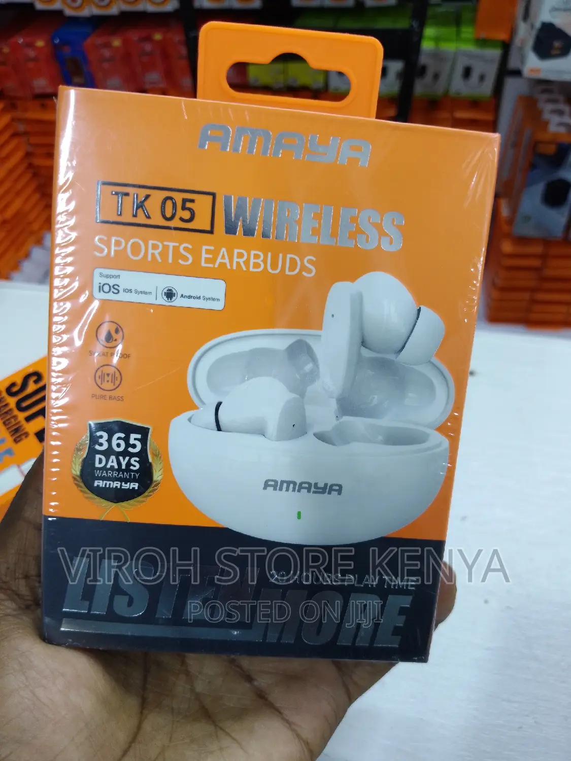Amaya TK05 True Wireless Earbuds BT Airpods 20hrs Play Time