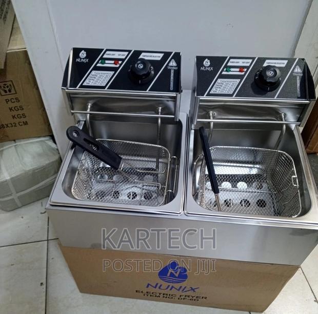 Nunix DF-6D Double Deep Fryer 6 Litres. + 6 Litres.