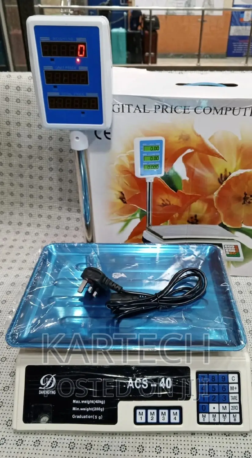 Digital Acs-40 Price Computing Scale With Arm