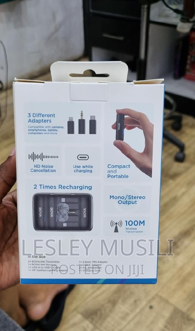 BOYALINK Multicompatible Dual Channel Wireless Microphone - thumbnail 2