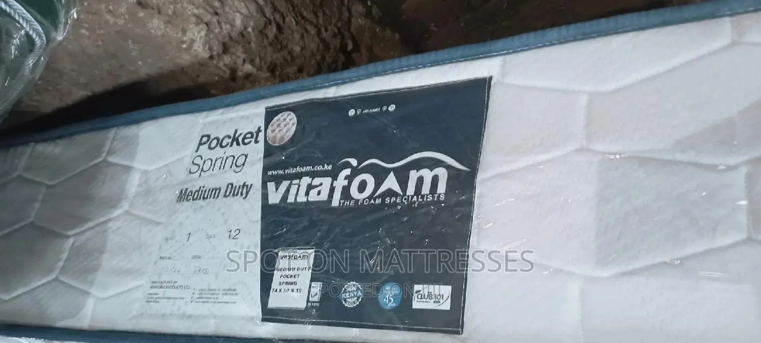 4by6 Vitafoam Pocket Spring Mattress