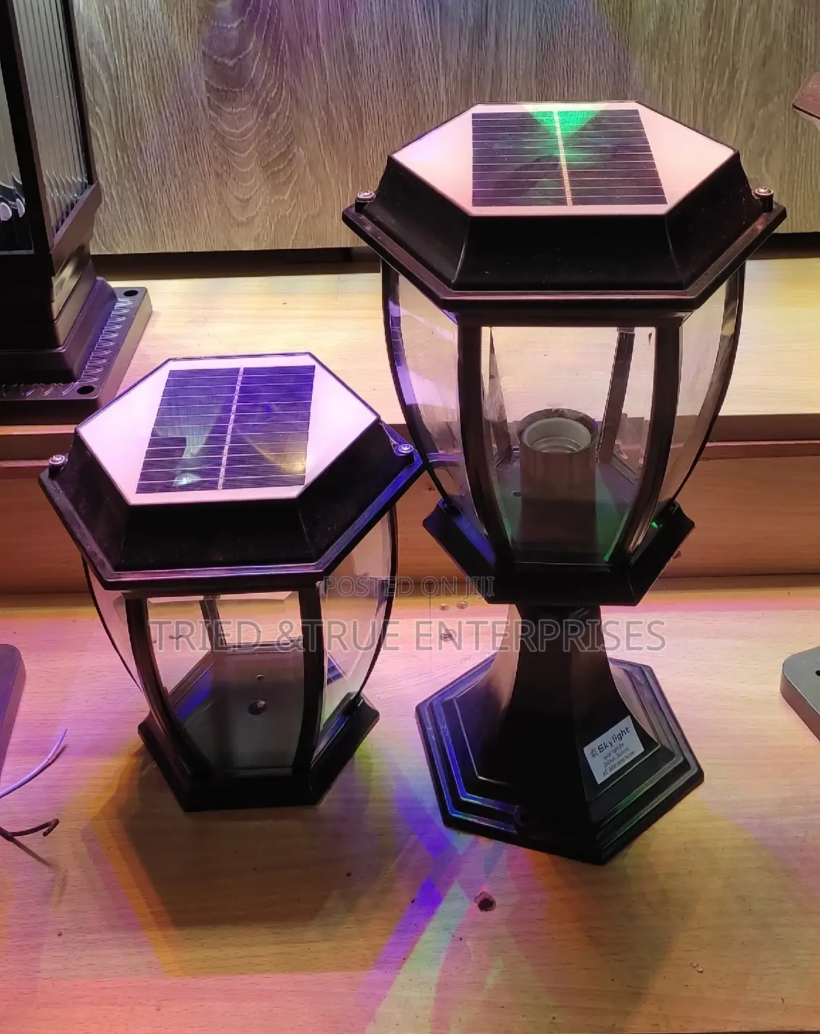 Solar Gatelights Ac-Dc