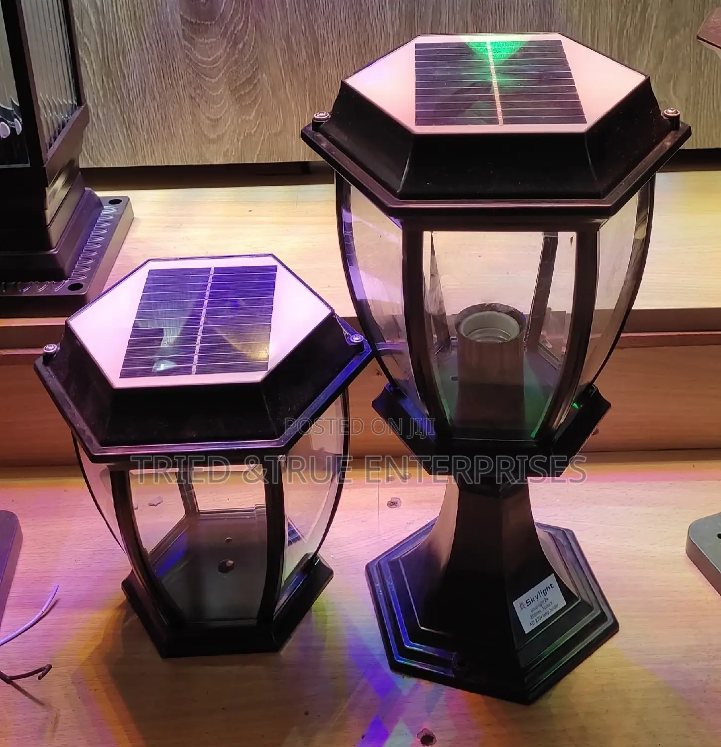Solar Gatelights Ac-Dc
