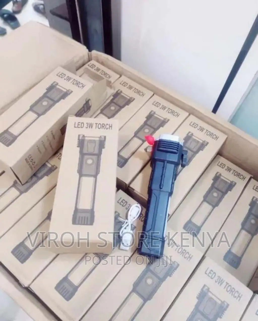 Aluminum Torch With Hammer Magnetic