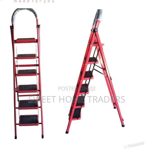 Dr Ladder Steel Ladder Foldable 6 Steps - main view