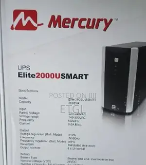 ,Mercury Elite 2000 Pro 2kva Offline Ups