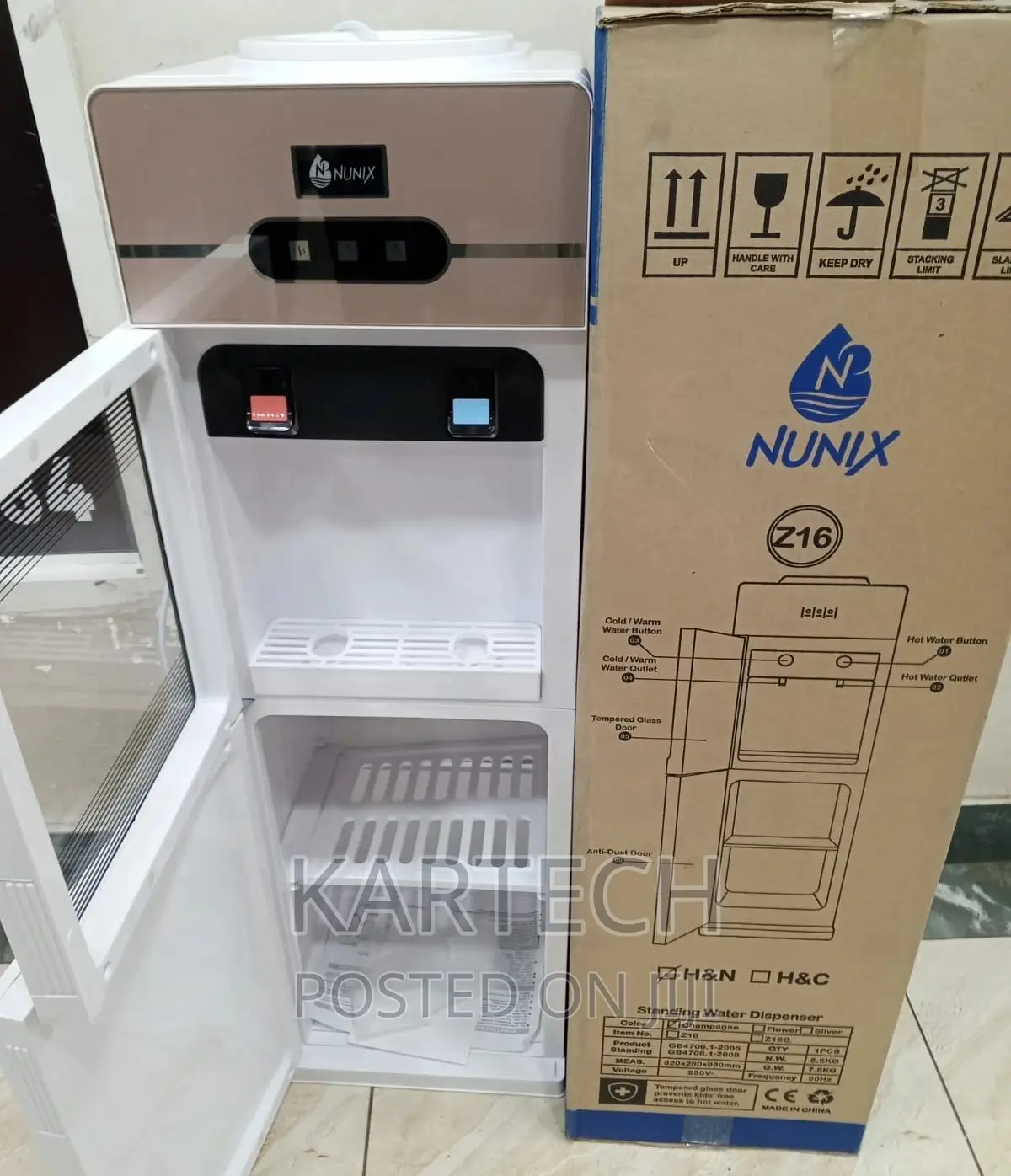 Z16 Nunix Hot and Normal Water Dispenser