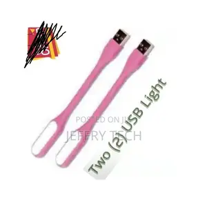 Two Flexible USB Led Lights for Computers Keyboard Power B