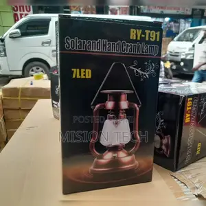 Solar and Hand Crank Lamp 7led