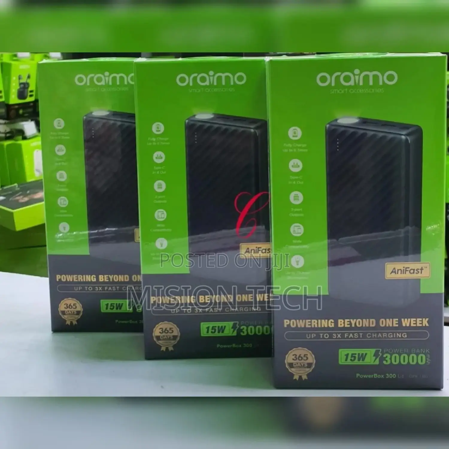 Oraimo Powerbox 300 Lit OPB-1301 30,000mah Power Banks