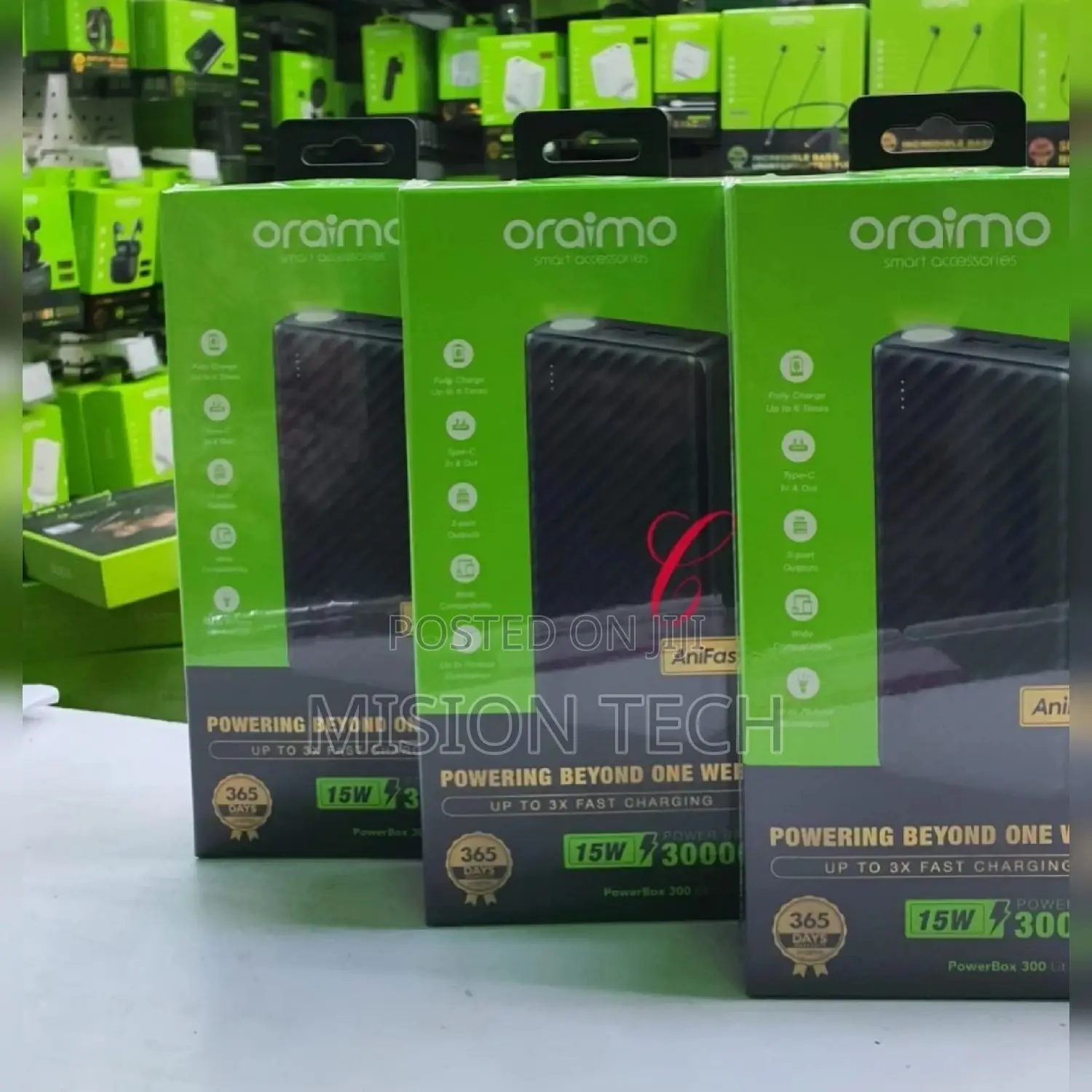 Oraimo Powerbox 300 Lit OPB-1301 30,000mah Power Bank