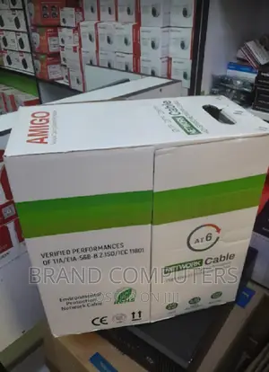 Amigo Cat 6 Cable - UTP Indoor LAN Cable 305M 1000fts