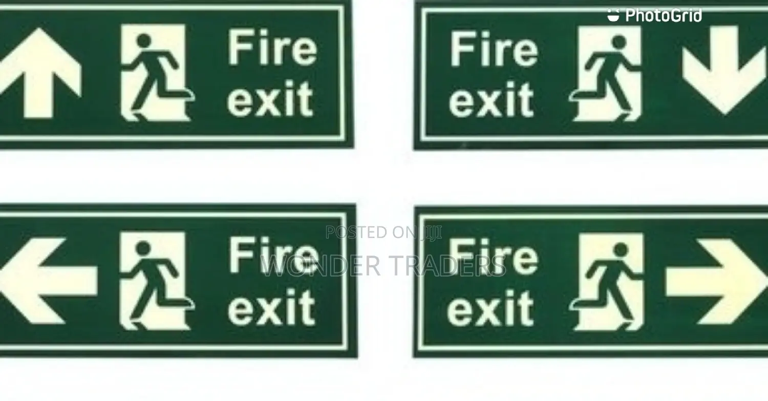 Fire Safety Exit Sign