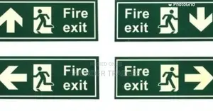 Fire Safety Exit Sign