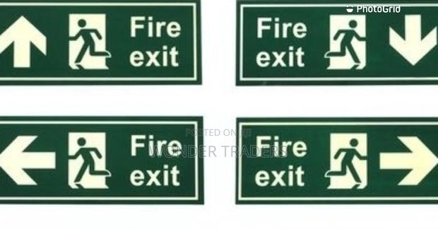 Fire Safety Exit Sign