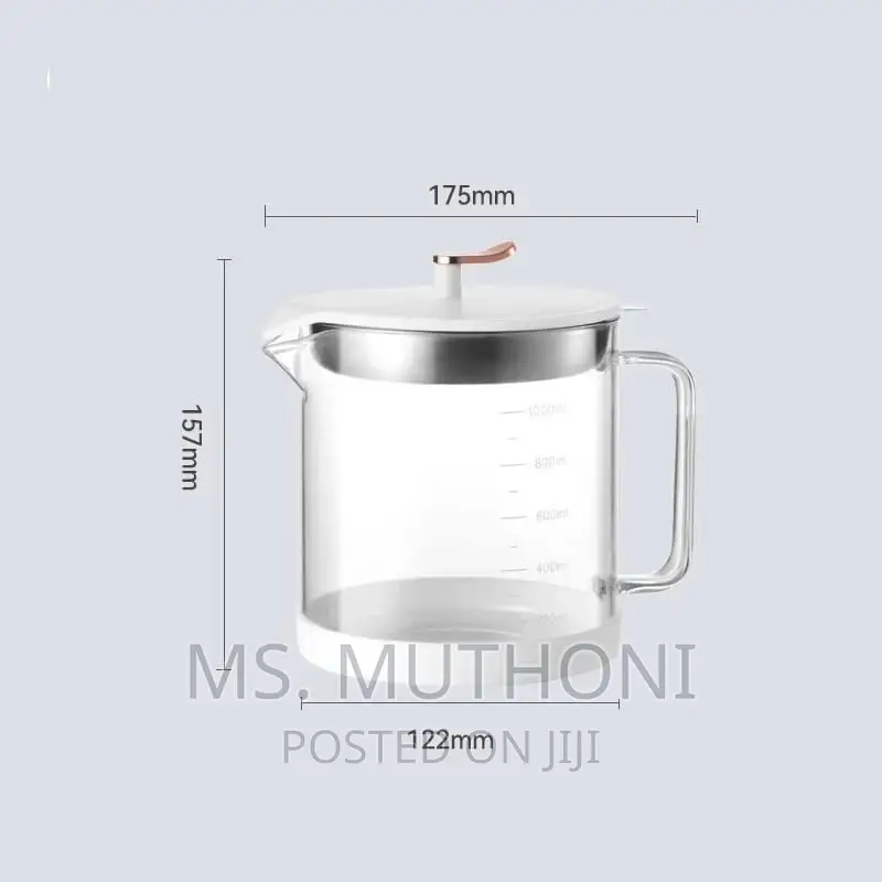 1 L Glass Pot Oil Filter/Storage*