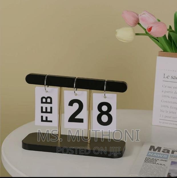 Nordic Stylish and Functional Tabletop Perpetual Calendar - main view