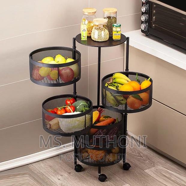 5 Tier Rotating Multi Purpose Rack