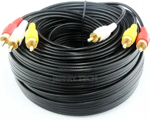 Audio Video Cable,Composite 20m Cord RCA to RCA M/Mx3,AV C