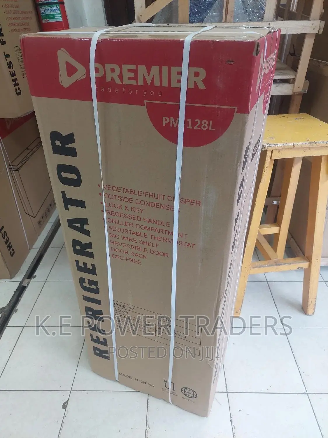 Premier Freestanding Double Door Fridge