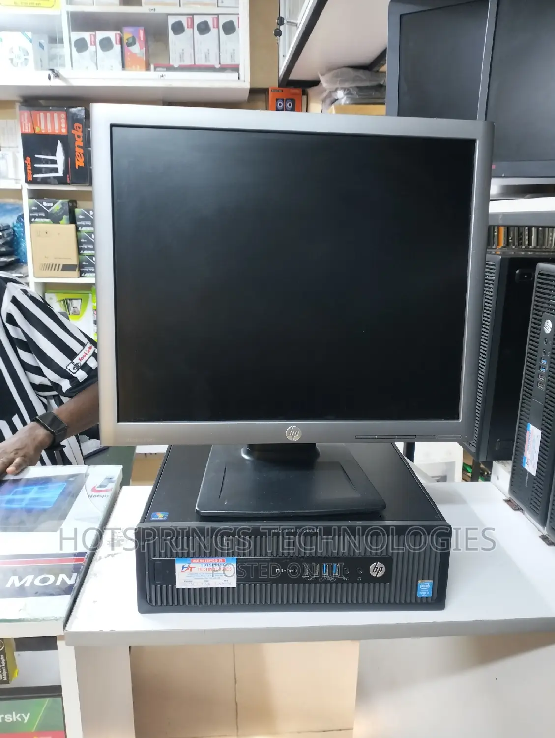 Desktop Computer HP EliteDesk 800 8GB Intel Core I5 HDD 500GB