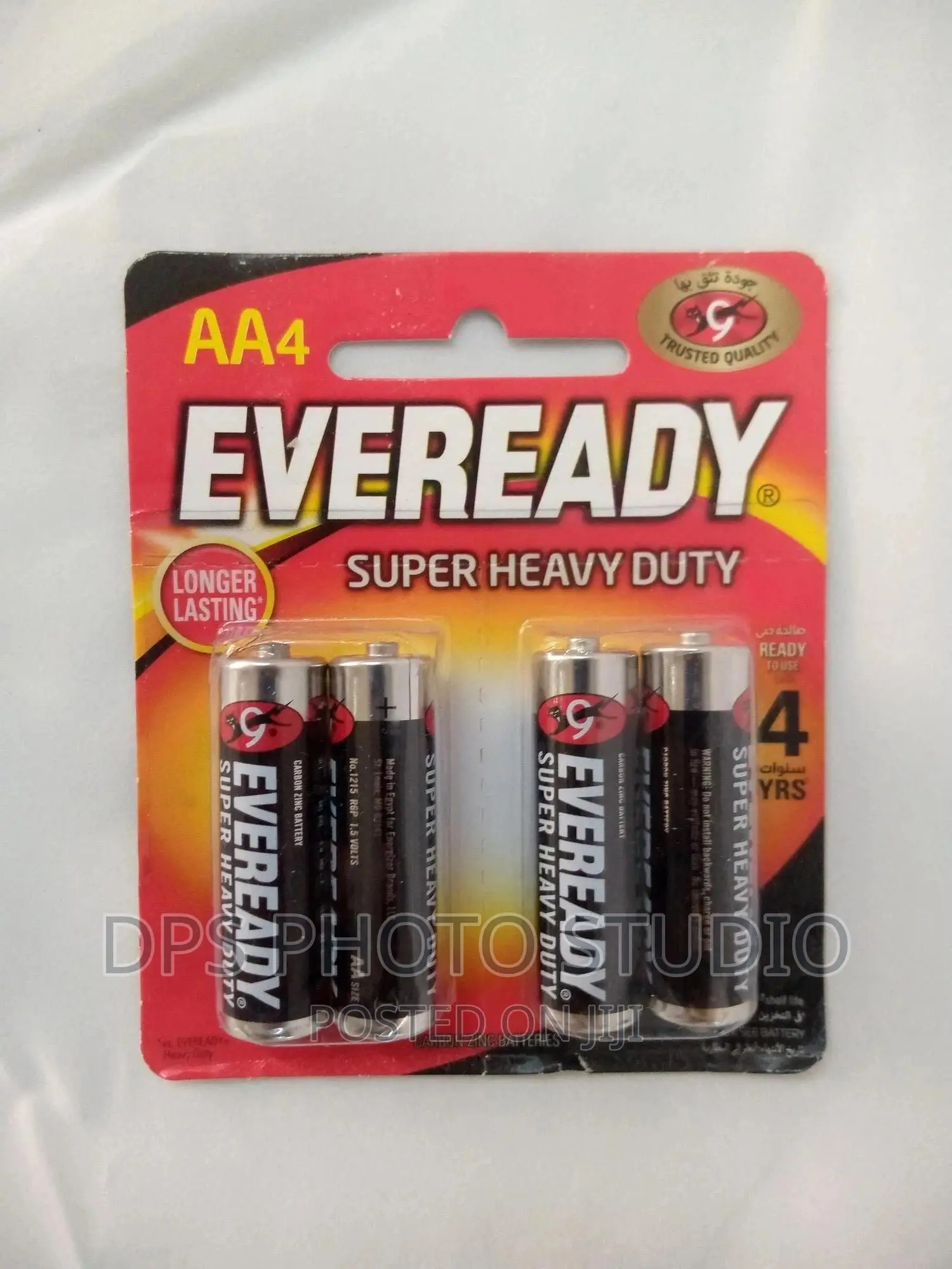 Eveready Super Heavy Duty AA Batteries 4pack