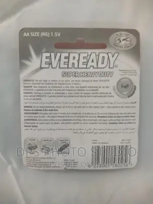 Eveready Super Heavy Duty AA Batteries 4pack