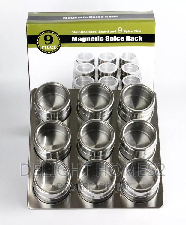 Magnetic Cruet Condiment Spice Jar Set - main view