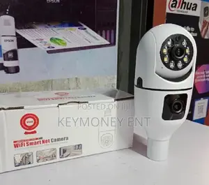2M.P Bulb Dual Lens Nanny Camera 360degrees View Double Lens