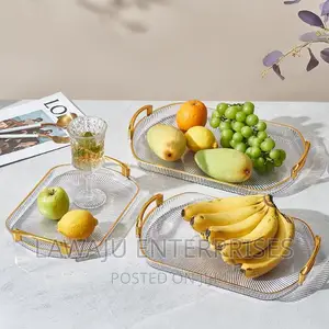 3pc Acrylic Tray Set