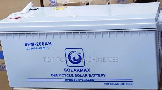 Solarmax Deep Cycle Gel Battery 200ah 12v - main view
