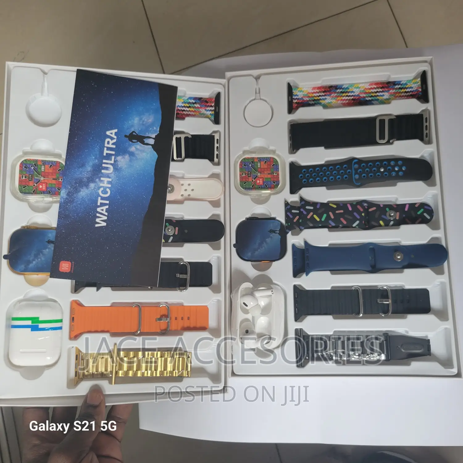 I20 Ultra Max Suit 10 in One Set+Airpods