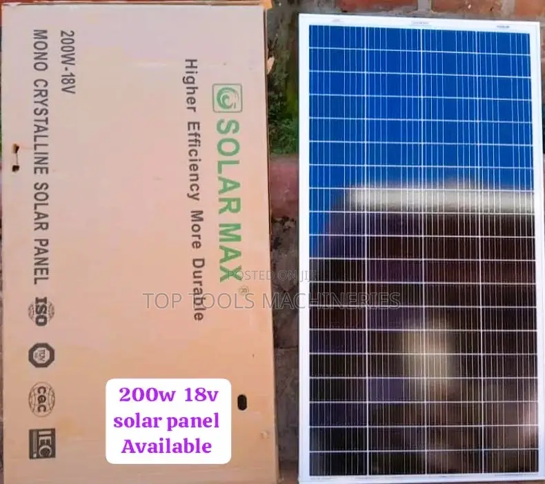 Solarmax Original Solar Panel 200watts 18V
